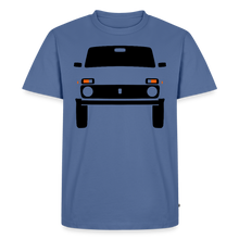 Laden Sie das Bild in den Galerie-Viewer, CLASSIC CAR SHIRT: Ni Va (black) - Taubenblau