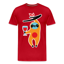 Laden Sie das Bild in den Galerie-Viewer, WINE SHIRT: FAULTIER - Rot