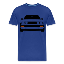 Laden Sie das Bild in den Galerie-Viewer, CLASSIC CAR SHIRT: ZWO (black) - Königsblau