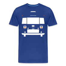 Laden Sie das Bild in den Galerie-Viewer, CLASSIC CAR SHIRT: AIR (white) - Königsblau