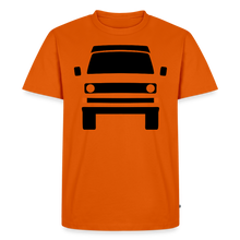 Laden Sie das Bild in den Galerie-Viewer, CLASSIC CAR SHIRT: DREI (black) - Orange 