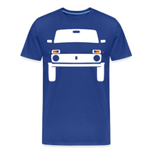 Laden Sie das Bild in den Galerie-Viewer, CLASSIC CAR SHIRT: Ni Va (white) - Königsblau