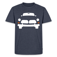 Laden Sie das Bild in den Galerie-Viewer, CLASSIC CAR SHIRT: AMAZON (white) - Jeansblau 