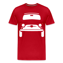 Laden Sie das Bild in den Galerie-Viewer, CLASSIC CAR SHIRT: KNUTSCHKUGEL (white) - Rot