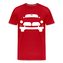Laden Sie das Bild in den Galerie-Viewer, CLASSIC CAR SHIRT: AMAZON (white) - Rot