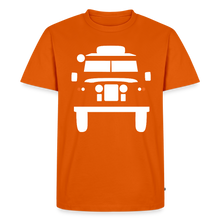 Laden Sie das Bild in den Galerie-Viewer, CLASSIC CAR SHIRT: BRITISH OFFROAD (white) - Orange 