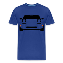 Laden Sie das Bild in den Galerie-Viewer, CLASSIC CAR SHIRT: MIATA (black) - Königsblau