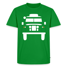 Laden Sie das Bild in den Galerie-Viewer, CLASSIC CAR SHIRT: BRITISH OFFROAD (white) - Grün