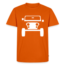 Laden Sie das Bild in den Galerie-Viewer, CLASSIC CAR SHIRT: CJ (white) - Orange 