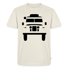 Laden Sie das Bild in den Galerie-Viewer, CLASSIC CAR SHIRT: BRITISH OFFROAD (black) - Naturweiß