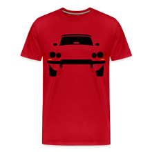 Laden Sie das Bild in den Galerie-Viewer, CLASSIC CAR SHIRT: DÉESSE (black) - Rot