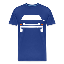 Laden Sie das Bild in den Galerie-Viewer, CLASSIC CAR SHIRT: PACER (white) - Königsblau