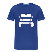 Laden Sie das Bild in den Galerie-Viewer, CLASSIC CAR SHIRT: G (white) - Königsblau