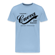 Laden Sie das Bild in den Galerie-Viewer, CUEVA SHIRT BLACK FONT - Sky