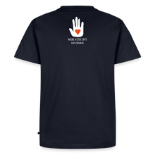 Laden Sie das Bild in den Galerie-Viewer, CLASSIC CAR SHIRT: BRITISH OFFROAD (white) - Navy