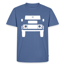 Laden Sie das Bild in den Galerie-Viewer, CLASSIC CAR SHIRT: BRITISH OFFROAD NEW (white) - Taubenblau