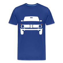 Laden Sie das Bild in den Galerie-Viewer, CLASSIC CAR SHIRT: NULL 2 (white) - Königsblau