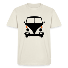 Laden Sie das Bild in den Galerie-Viewer, CLASSIC CAR SHIRT: BIG (black) - Naturweiß