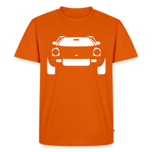 Laden Sie das Bild in den Galerie-Viewer, CLASSIC CAR SHIRT: STRATOS (white) - Orange 