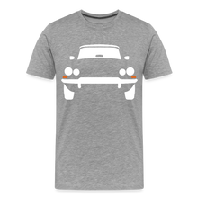 Laden Sie das Bild in den Galerie-Viewer, CLASSIC CAR SHIRT: DÉESSE (white) - Grau meliert