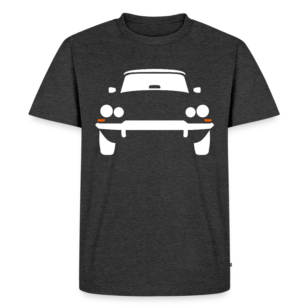 CLASSIC CAR SHIRT: DÉESSE (white) - Anthrazit meliert