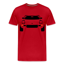 Laden Sie das Bild in den Galerie-Viewer, CLASSIC CAR SHIRT: STRATOS (black) - Rot
