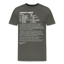 Laden Sie das Bild in den Galerie-Viewer, REZEPTSHIRT: Caesar's Salad - Asphalt
