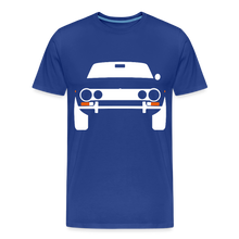 Laden Sie das Bild in den Galerie-Viewer, CLASSIC CAR SHIRT: GeTeVau (white) - Königsblau