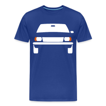 Laden Sie das Bild in den Galerie-Viewer, CLASSIC CAR SHIRT: ASCO B (white) - Königsblau
