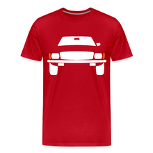 Laden Sie das Bild in den Galerie-Viewer, CLASSIC CAR SHIRT: 107 (white) - Rot