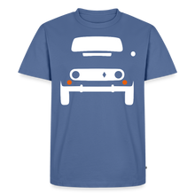Laden Sie das Bild in den Galerie-Viewer, CLASSIC CAR SHIRT: Rvier (white) - Taubenblau