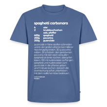 Laden Sie das Bild in den Galerie-Viewer, REZEPT SHIRT: CARBONARA - Taubenblau