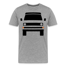 Laden Sie das Bild in den Galerie-Viewer, CLASSIC CAR SHIRT: DREI (black) - Grau meliert