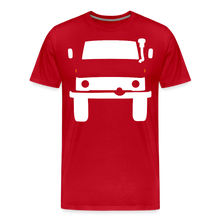 Laden Sie das Bild in den Galerie-Viewer, CLASSIC CAR SHIRT: MOG (white) - Rot