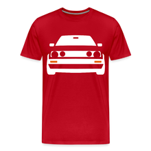 Laden Sie das Bild in den Galerie-Viewer, CLASSIC CAR SHIRT: ZWO (white) - Rot