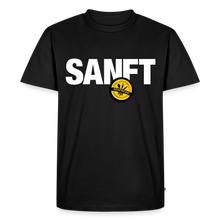 Laden Sie das Bild in den Galerie-Viewer, SENFWERK SHIRT: "SANFT" - Schwarz