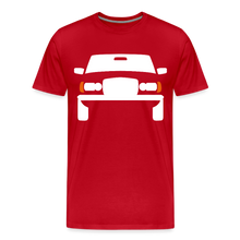 Laden Sie das Bild in den Galerie-Viewer, CLASSIC CAR SHIRT: 123 (white) - Rot