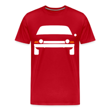 Laden Sie das Bild in den Galerie-Viewer, CLASSIC CAR SHIRT: PACER (white) - Rot