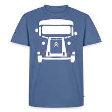 Laden Sie das Bild in den Galerie-Viewer, CLASSIC CAR SHIRT: NEZ (white) - Taubenblau