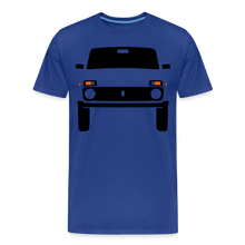 Laden Sie das Bild in den Galerie-Viewer, CLASSIC CAR SHIRT: Ni Va (black) - Königsblau