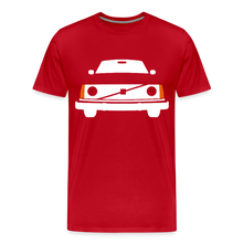 Laden Sie das Bild in den Galerie-Viewer, CLASSIC CAR SHIRT: 245 (white) - Rot