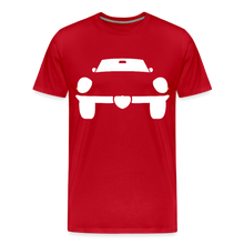 Laden Sie das Bild in den Galerie-Viewer, CLASSIC CAR SHIRT: SPIDER (white) - Rot