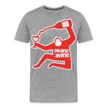 Laden Sie das Bild in den Galerie-Viewer, WEIN SHIRT: ORANG.WINE - Grau meliert