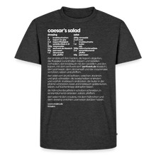 Laden Sie das Bild in den Galerie-Viewer, REZEPTSHIRT: Caesar's Salad - Anthrazit meliert