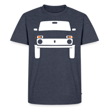Laden Sie das Bild in den Galerie-Viewer, CLASSIC CAR SHIRT: Ni Va (white) - Jeansblau 