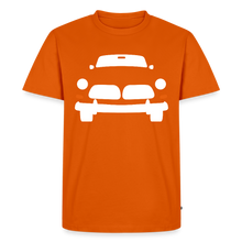 Laden Sie das Bild in den Galerie-Viewer, CLASSIC CAR SHIRT: AMAZON (white) - Orange 