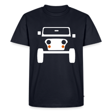 Laden Sie das Bild in den Galerie-Viewer, CLASSIC CAR SHIRT: CJ (white) - Navy