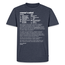 Laden Sie das Bild in den Galerie-Viewer, REZEPTSHIRT: Caesar's Salad - Jeansblau 
