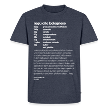 Laden Sie das Bild in den Galerie-Viewer, REZEPT SHIRT: BOLOGNESE - Jeansblau 