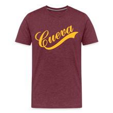 Laden Sie das Bild in den Galerie-Viewer, CUEVA LOGO SOLO SHIRT - Bordeauxrot meliert